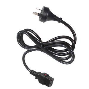 สายไฟ SAA ถึง C19 10A 125V 6 ฟุต 18AWG สีดำ สำหรับจอคอมพิวเตอร์และเครื่องพิมพ์ - Product Image 3