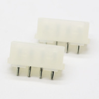 Conector Hembra Molex para PCB, Tipo Wafer, Cuatro Pines, Paso de 1.0 mm, 1.25 mm, 1.5 mm, 2.0 mm, 2.54 mm, 3.96 mm, 4.2 mm, 5.08 mm, Tipo ZH, PH, XH, VH