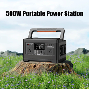 Station d'alimentation portable 500W, batterie au lithium 520Wh, générateur solaire 1000W, UPS pour le camping en plein air, la maison et les situations d'urgence - Product Image 1