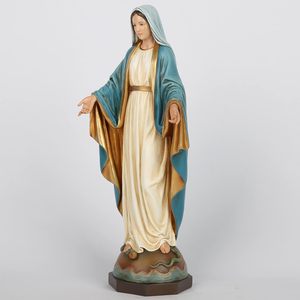Statue Miraculeuse de Marie, Collection Studio, Résine Veronese, 8 1/4 pouces, Religieuse - Product Image 3