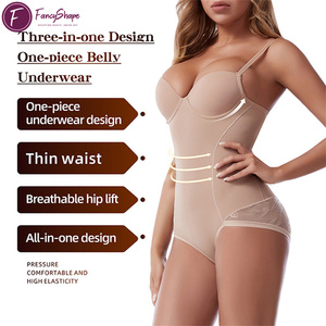 Tummy Kiểm Soát Ăn Mặc <span class=keywords><strong>Backless</strong></span> Bodysuit Tops Body Shaper Với Được Xây Dựng Trong Áo Ngực Bodysuit Shaplass Cho Phụ Nữ - Product Image 3