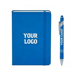 Custom Wholesale <b>A5</b> With Elastic Strap Journal Printed Brand Logo Diary <b>Notepad</b> Note Book Pu Leather Notebook - Product Image 1