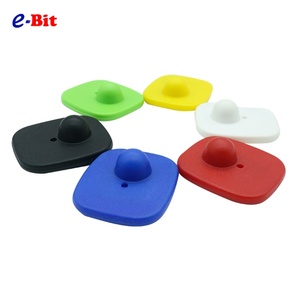 100 pcs Yellow Square EAS RF Anti Theft <b>Security</b> Tag with Central Dome Feature for Retail Loss Prevention - Product Image 6