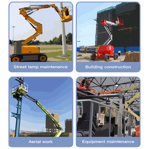 รถกระเช้าบูมลิฟท์แบบยืดหดได้สำหรับงานก่อสร้างและบำรุงรักษา แท่นยกไฟฟ้าแบบ Genie Lift - Product Image 6