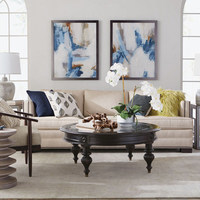 Table basse moderne en verre avec cadre en bois de bouleau massif, style nordique, luxe léger, rétro, pour petit appartement, salon, style campagnard américain