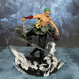 รูปปั้นแอ็คชั่นหนึ่งชิ้นขนาด28ซม. รูปปั้น oronoa Zoro สามพันโลกขนาดใหญ่รูปปั้นหัวคู่กับ Asura ปีศาจตา - Product Image 3