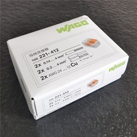 Nuevo, 100 piezas/caja, conectores compactos para conductores 221-412, envío gratis