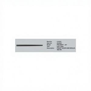 Garniture de porte avant droite pour Volkswagen New Beetle Modèle 8545W14 131031 P307 05+ - Product Image 1