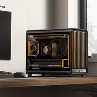 2026 New JONSBO D33 WOOD Black MATX Case Wooden Computer Case Compact Mid Tower Gaming Desktop PC Chassis