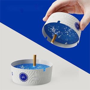 Classic Modern Round Disposable <b>Paper</b> Ashtray Eco-friendly No Washing Required for Home and Office Use 25PCS Per Box - Product Image 5