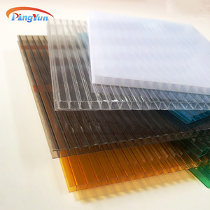 Panneau <span class=keywords><strong>alvéolaire</strong></span> en <span class=keywords><strong>polycarbonate</strong></span> résistant au feu, durable, à haute transmission lumineuse, protection UV, transparent, pour entrepôt - Product Image 3
