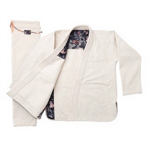 Kimono de Jiu-Jitsu de Alta Calidad, Blanco Multicolor, 450 Gsm, Shoyorol Gl Batch # Kimono de Jiu Jitsu Brasileño para 60 kg, Uniforme de Karate - Product Image 1