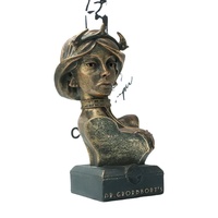 Statue de personnage en résine moules en résine personnalisés figurine de décoration intérieure imparfaite buste fait à la main Figurine vive