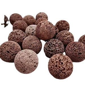 Bolas de Piedra Volcánica Natural de Basalto Pulido <span class=keywords><strong>para</strong></span> Jardinería, Decoración de Bonsáis, Pavimentación y Plantación con Poros Uniformes y Buena Adsorción - Product Image 1