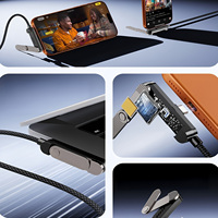 Câble de charge rapide USB-A vers Type C tressé pour téléphones portables et tablettes Android avec charge rapide PD pour iPhone 17