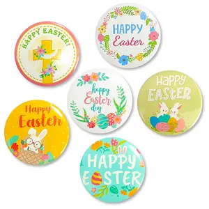 Factory custom designed round tinplate pin button badge enamel process promotion products wholesale