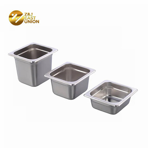 Stainless Steel Steam Table Anti <strong>Jam</strong> Gn Container Food <strong>Pans</strong> - Product Image 1