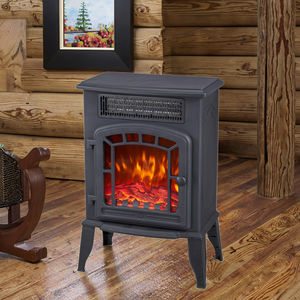 Calentador de aire de llama 3D de calentamiento rápido de 1000W/2000W, <span class=keywords><strong>chimenea</strong></span> <span class=keywords><strong>eléctrica</strong></span> independiente, <span class=keywords><strong>estufa</strong></span> superior de 3 elementos para el hogar al aire libre - Product Image 5