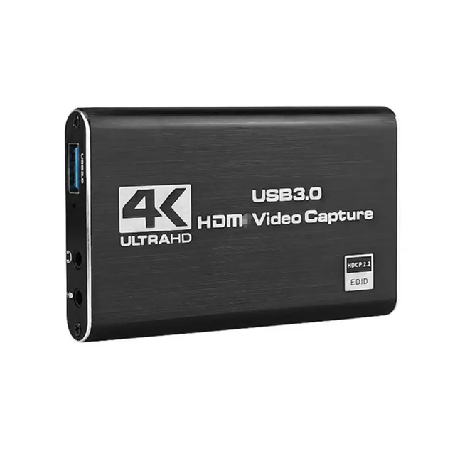 USB3.0 4K HDTV Capture Card Dongle 1080P Loopout Video Recorder Xbox Skype OBS Live Streaming Game Capturing Metal