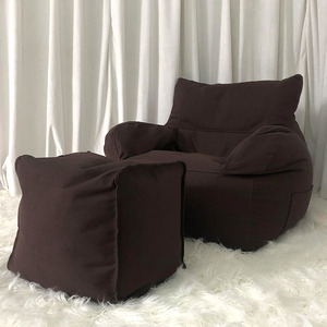 Sofá Individual Nórdico Moderno, Puff Tipo Tatami con Relleno de Espuma EPS y Tapicería de Tela Granulada - Product Image 3