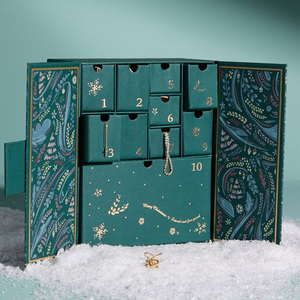 Hộp lịch vạn niên cứng cáp bằng bìa cứng, bao bì giấy quà tặng, hộp lịch vạn niên mỹ phẩm, hộp lịch vạn niên Ramadan, tùy chỉnh 24 ngày - Product Image 4