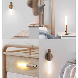USB ricaricabile LED luce notturna sensore di movimento attivato scala luce moderna Design per camera da letto - Product Image 3