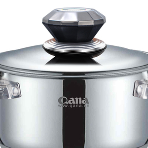 QANA Nhà Máy Bán Buôn OEM Thép Không Gỉ Cookware Soup & Cổ Nồi Đồ Nấu Nướng Bộ Chảo Nồi Dụng Cụ Nhà Bếp Nấu Ăn Đồ Dùng - Product Image 5