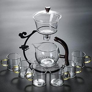 New Fully Automatic Lazy Man <b>Tea</b> Brewing Gadget Magnetic <b>Tea</b> Pot Heat-resistant Glass <b>Tea</b> Infuser Durable Classic Design - Product Image 2
