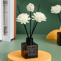 Diffuseur à bâtonnets 50 ml, désodorisant d'ambiance économique longue durée, parfum lavande et clochettes