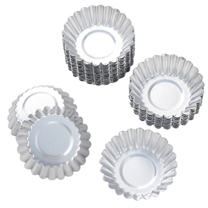 <span class=keywords><strong>Moule</strong></span> <span class=keywords><strong>à</strong></span> tarte aux œufs pour mini gâteau en aluminium de qualité alimentaire fait maison - Product Image 5
