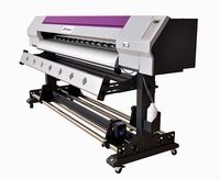 Impresora de inyección de tinta de gran formato de fábrica, 1,6 m, 1,8 m, XP600, DX5, impresora digital
