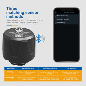 Sistema di Monitoraggio della Pressione degli Pneumatici <span class=keywords><strong>TPMS</strong></span> BT 5.0 per Auto con Display APP e 4 Sensori Esterni Compatibile con Android e iOS - Product Image 3