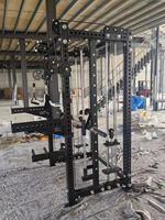 Machine Smith Commerciale, Entraîneur Fonctionnel, Crossover de Câbles, Power Rack Tout-en-un – Équipement de Gymnastique pour Entraînement de Force en Centre de Fitness