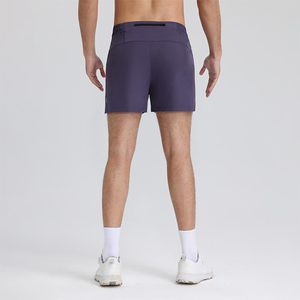 Workout Men Ombre Design Shorts Quick Dry Men Gym Sports with Side Pocket Double Anti-lighting Double <b>Layer</b> Shorts - Product Image 2