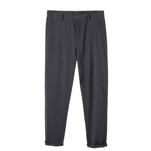 Pantalones Chinos Rectos de Moda, Ajustados y Elásticos para Hombre - Product Image 2