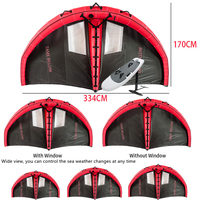 Feuille coupe-vent en aluminium pour le Surf, 3m à 6m, pour surfcasting de haute qualité, offre spéciale