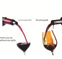 Disque verseur de vin rouge réutilisable le plus vendu, flexible, anti-goutte, disque en feuille pour verseur de vin