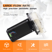 Pompe péristaltique compacte LEFOO à démontage rapide, qualité alimentaire, 24 V, 2000 ml/min, pour remplissage de sirop et crème