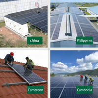 Système d'énergie solaire hybride domestique de haute qualité 3Kw 6Kw 5Kw 10Kw avec contrôleur MPPT et batterie lithium-ion