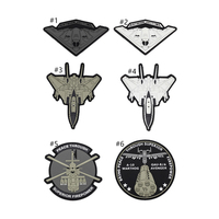 B-2 bombardier stratégique furtif Thunderbolt 2 patchs d'avion en PVC à crochet et boucle IR tactique
