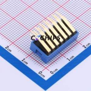 DA-07-B-T DIP Switch Through hole Component (THT) Switch Single Pole Single Throw 7 2.54mm 25mA - Product Image 2