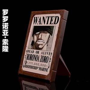 Figurines PVC de 9 cm, 18 styles, Luffy, Zoro, Sanji, Law, série de cadres photo style affiche de recherche, figurines d'anime en plastique - Product Image 6