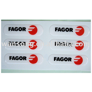 2025 Nhà cung cấp Trung Quốc tùy chỉnh rõ ràng mạnh mẽ dính Epoxy 3D nhãn in ấn nhãn dán với logo - Product Image 3