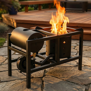 Poêle à <span class=keywords><strong>bois</strong></span> d'intérieur sans fumée pour chauffage et cuisson, à l'huile usagée, chauffage efficace avec conception robuste et durable - Product Image 1