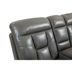 Tùy Chỉnh Da Hiện Đại Cắt Chuyển Động Ngồi Có Thể Ngả <span class=keywords><strong>Sofa</strong></span> Đặt 3 + 2 + 1 Chủ Đồ Nội Thất Phòng Khách Với Cup Và Chức Năng Lưu Trữ - Product Image 6