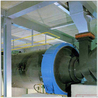 Molino de Bolas Controlado por PLC de 2400x3000, Fabricado en Hongke, Henan, China, con Motor AC, Caja de Engranajes, Capacidad de 15-65t/h, 1 Año de Garantía, Directo de Fábrica
