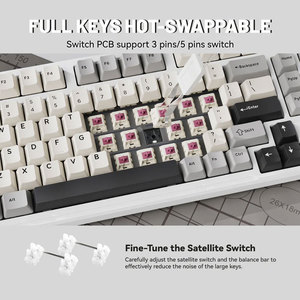 Sitio web de compras en línea de Alibaba ATTACK SHARK <span class=keywords><strong>X98</strong></span> Teclado mecánico inalámbrico de tamaño completo - Product Image 6