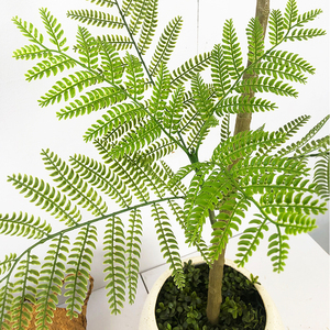 Planta de suelo <span class=keywords><strong>tropical</strong></span> de árbol de <span class=keywords><strong>Jacaranda</strong></span> Artificial de 120cm de altura para decoración interior del hogar y la Oficina para Navidad y Año Nuevo - Product Image 6