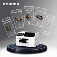PodNEX AI Printer UV Otomatis A3 Flatbed dengan Kepala Cetak DX7 untuk Casing Ponsel Plastik, Tag Hewan Peliharaan, Casing AirPods - Baru 2400 DPI