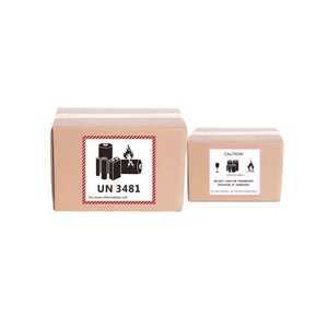 Pour <span class=keywords><strong>UN</strong></span> <span class=keywords><strong>3480</strong></span> pour <span class=keywords><strong>UN</strong></span> 3481 Batteries au lithium-ion Étiquettes d'emballage d'avertissement de danger Indicateurs de sécurité essentiels pour le stockage des batteries - Product Image 1